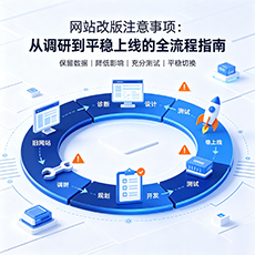 鹤山建站-网站改版注意事项：从调研到平稳上线的全流程指南