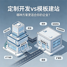 江门建站-定制开发vs模板建站:哪种方案更适合你的企业?