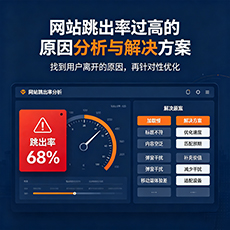 江门建站-网站跳出率过高的原因分析与解决方案