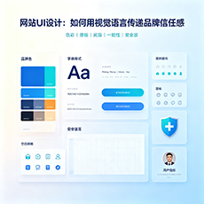 江门建站-网站UI设计：如何用视觉语言传递品牌信任感