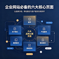 江门建站-企业网站必备的六大核心页面