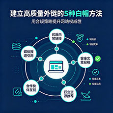 江海建站-建立高质量外链的5种白帽方法